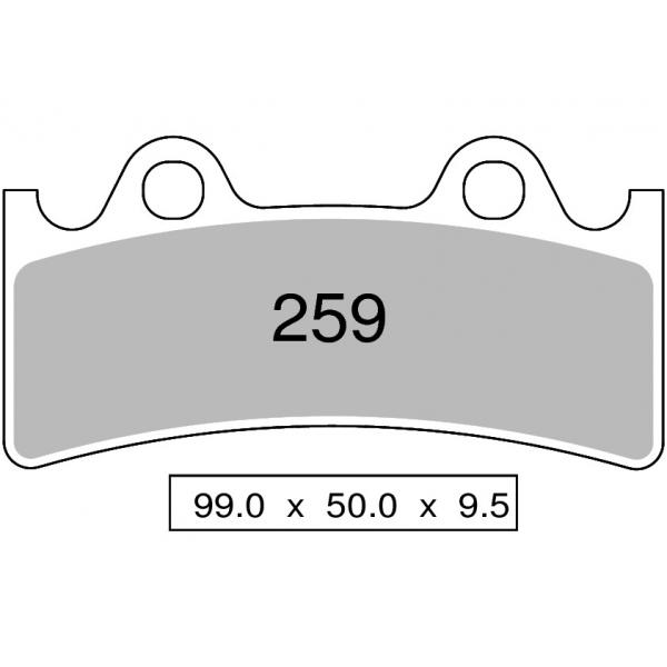 Pastiglie freni SBS 683 HF Yamaha YZF 750 - FZR 1000